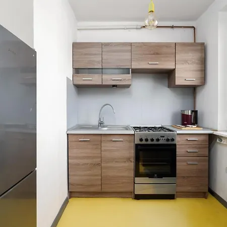 Retro Studio With Balcony In By Renters Appartement Poznań